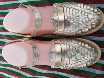 huaraches de plata