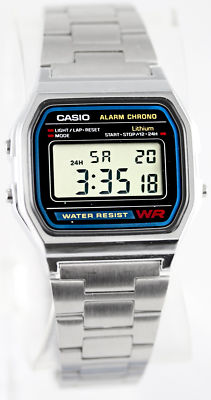 Stainless Steel Retro Armbanduhr Casio Casio A158wa Casio