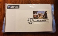 US FDC #UX290 None 1998 MS The Lyceum University of Mississippi Postal Card FDC