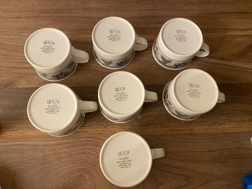 Mikasa Intaglio CAC29 Garden Harvest Cups - Set of 7, Excellent Condition - Picture 12 of 12