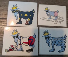 Goat USA stickers Sleep, Surf, LAX Player, LAX (4 pack)