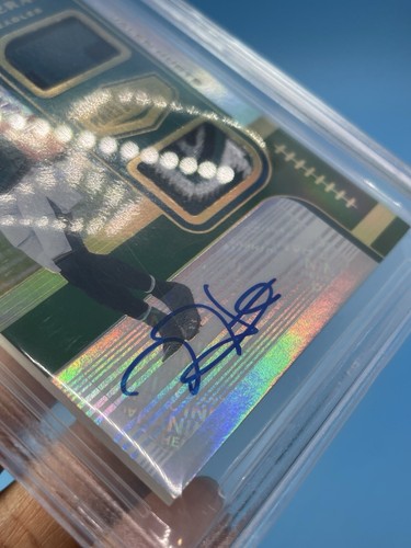2020 Plates & Patches ~ JALEN HURTS ~ RC Patch AUTO ๐ฅ #โd /15 ๐ฅ ~ BGS 9/10 ๐ฅ - Picture 7 of 24