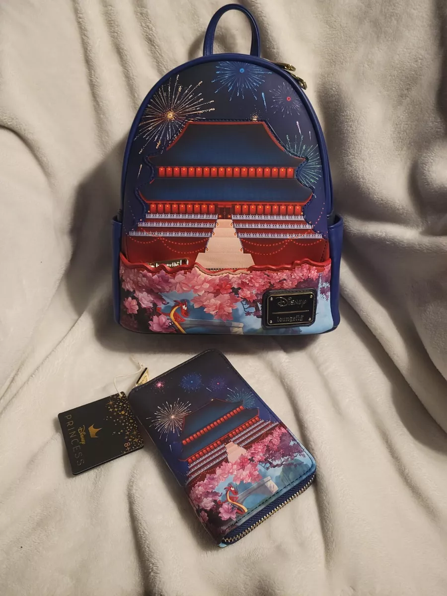 Disney - Mulan Castle Light Up Mini Backpack, Loungefly