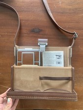 Polaroid SX-70 Brown Leather Film Land Camera With Original Case Manual