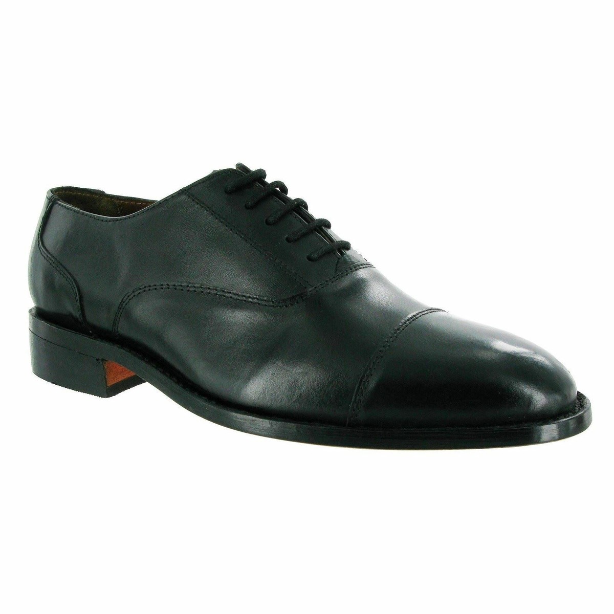 Amblers James Black Lace Mens Shoes Leather