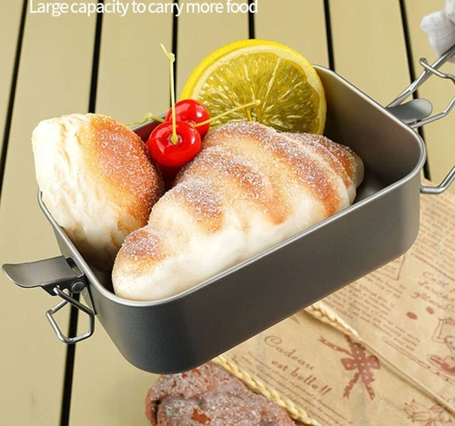 Titan Brotdose Lebensmittel Aufbewahrung Behälter Tragbar für Outdoor Camping Studenten - Bild 9 von 10