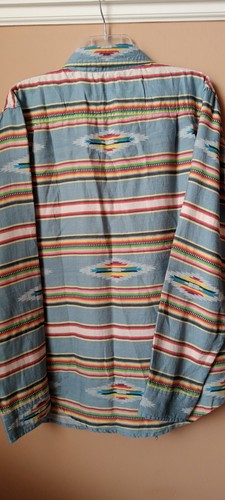 NWT True Grit "Spirit Of The Sky" Cotton Shirt Size L - Picture 15 of 18