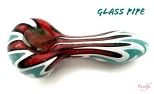 4”Thick Glass Tobacco Smoking Pipe