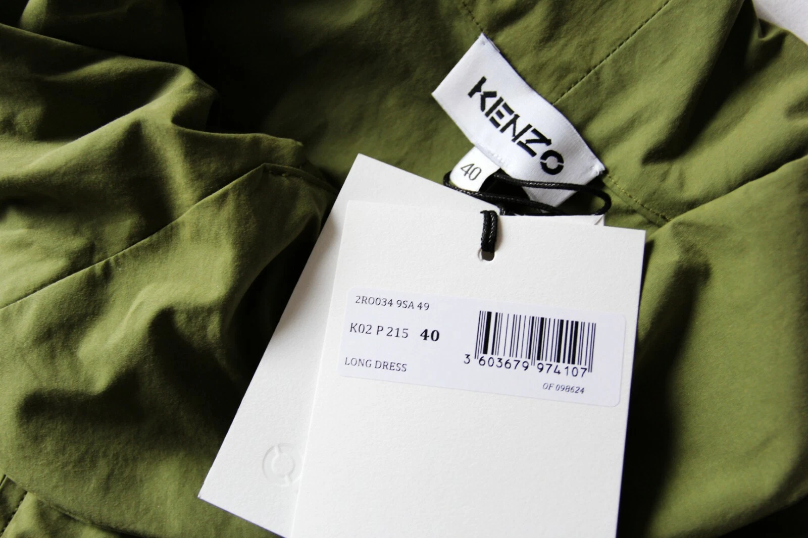 ABITO LUNGO SVASATO SS21 KENZO NUOVO CON ETICHETTE 40