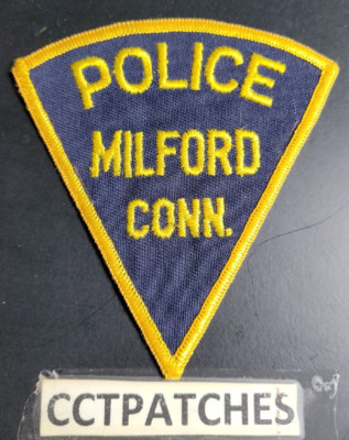 MILFORD, CONNECTICUT POLICE SHOULDER PATCH CT | eBay