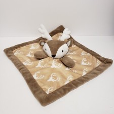 Levtex Baby 12x12 Deer Lovey Security Blanket Plush