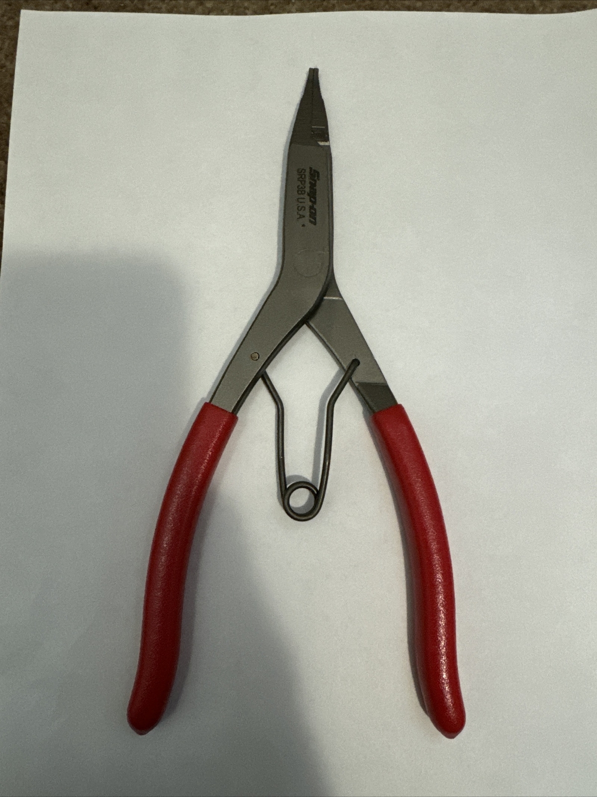 Snap On Straight Tip Soft Grip Transmission Snap Ring Pliers SRP3B New eBay