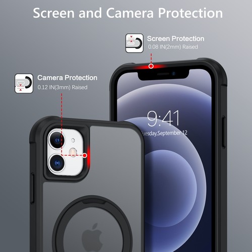 Funda para iPhone 16/15/14/13/12/11 Pro Max pesada a prueba de golpes con soporte magnético cubierta - Imagen 167 de 751