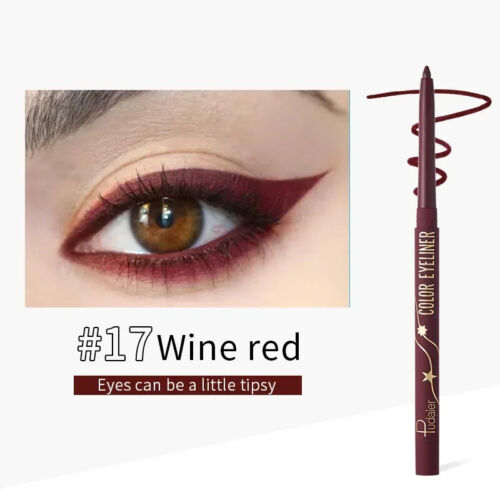 New Colorful Matte Eyeliner Gel Pencil Makeup Lasting Quick Drying Eye Liner Pen - Picture 25 of 26