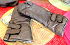 Heavy Leather GAUNTLET MITTEN,Trigger finger, Gloves Motorcycle Thermal Lined — photo 3