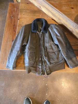 VTN USN Leather ''Bomber'' Jacket Size 40, used but fair condition. 