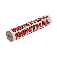 Renthal Vintage Cloth SX Pads - White/Red