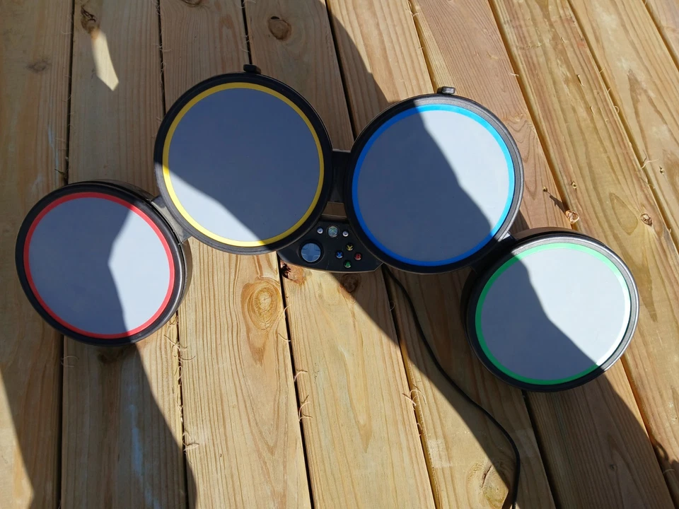 Rock Band 360 Drum Kit Set Harmonix 822149 – Wired Untested - Image 2 of 4