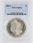 1880-S Morgan Silver Dollar PCGS MS64 S$1 San Francisco Minted No Reserve