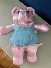 Vintage 1995/1996 18" Tyco My Pretty Doodle Bear Drawing Stuffed Toy No Markers