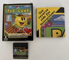 Pac-Land Atari Lynx Complete in Original Box with Instructions Vintage 1984