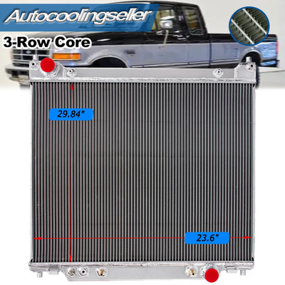 3-Row Radiator For Ford F-250 F-350 F59 Super Duty 7.3L V8 Diesel 1995 1996 1997