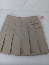 French Toast School Uniform Scooter Skort Skirt, Khaki, Girls Size 7, NEW