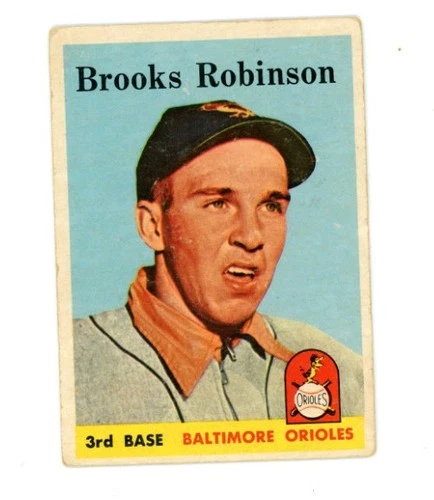 1958 Topps #307 Brooks Robinson Baltimore Orioles HOF