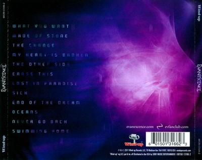 EVANESCENCE - EVANESCENCE NEW CD