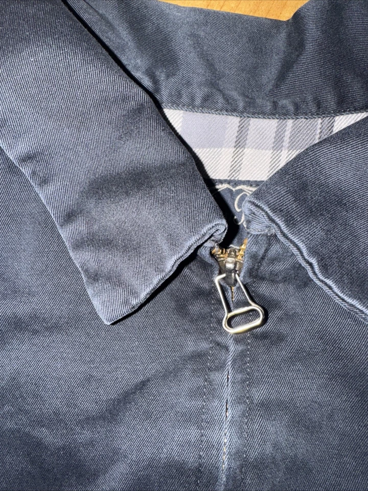 Vintage Lucky Brand Dungarees Workwear Utility Jacket Black XL Chore Coat 26x25 - Image 3 of 4