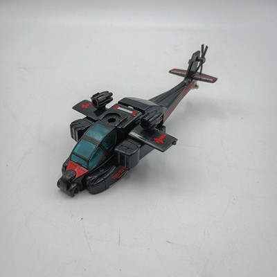 Vintage Super Go Bots WARPATH Helicopter  1984 Bandai Transforming Action Figure
