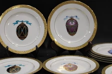 Royal Gallery Gold Buffet Egg 9 Salad Plates