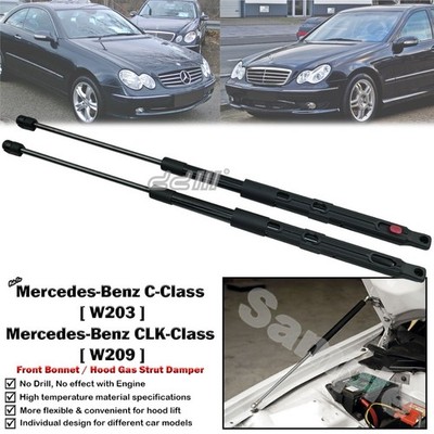 Front Hood Lift Support Strut Damper For Mercedes Benz C-Class