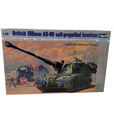 Trumpeter 1/35 British 155mm AS-90 Self-Propelled Howitzer Model Kit 00324