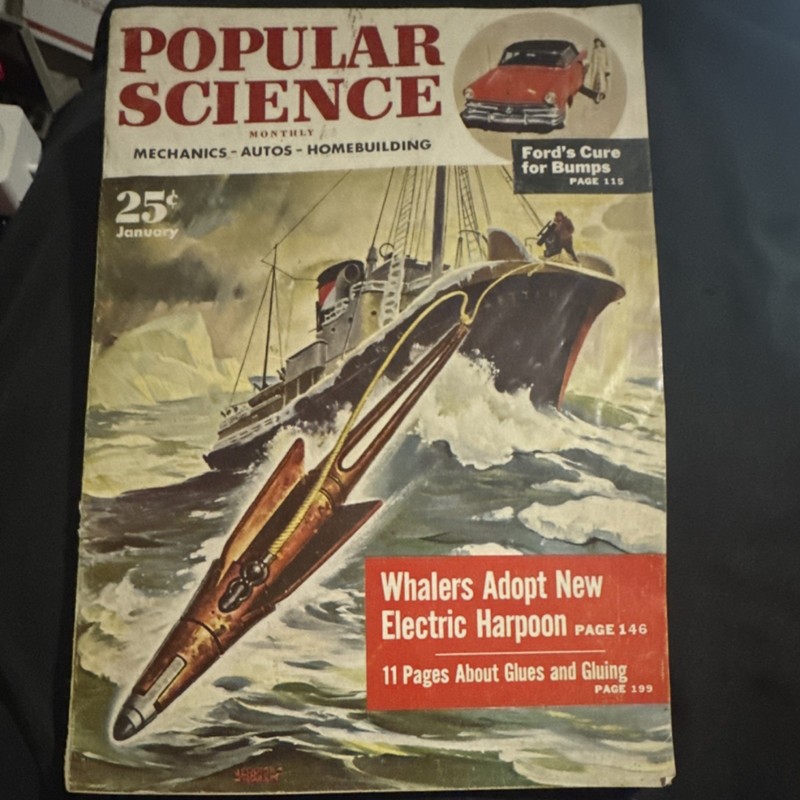 Popular Science Jan 1953 Illustrated Magazine Mechanics Autos Homebuilding