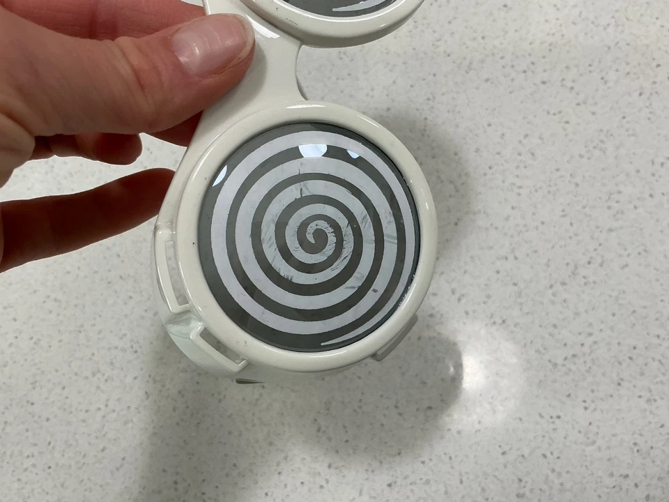 GAFAS BLANCAS DR. PEEPERS, WILLY WONKA CHARLIE CHOCOLATE ESTILO FÁBRICA ELEGANTE Foto 2 de 4