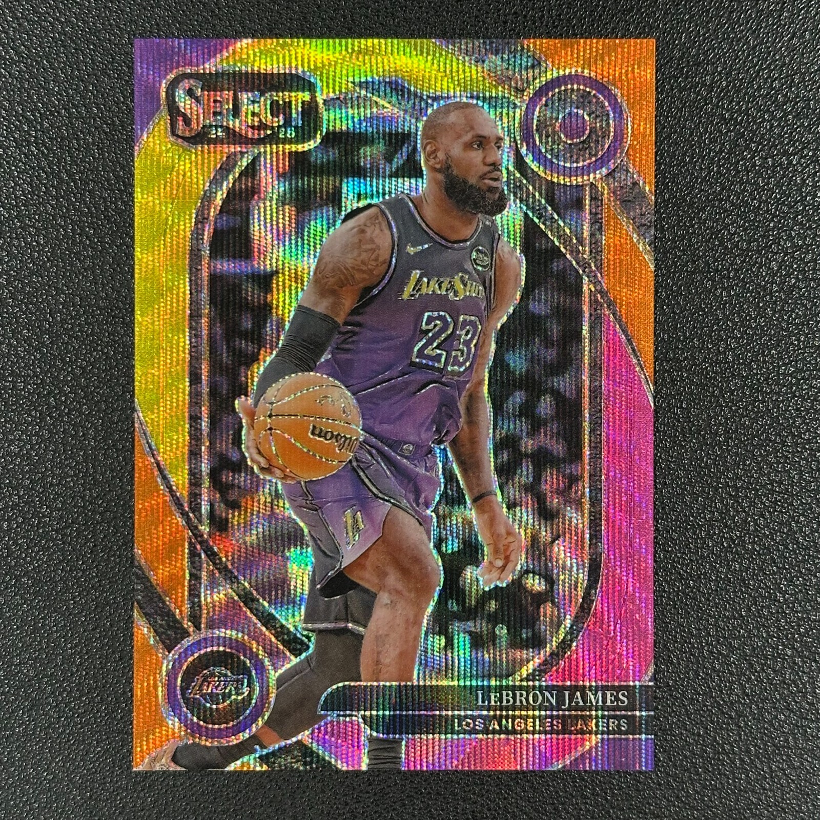 2024 Panini Select Courtside LeBron James Multi Wave 08/20 Lakers#Z
