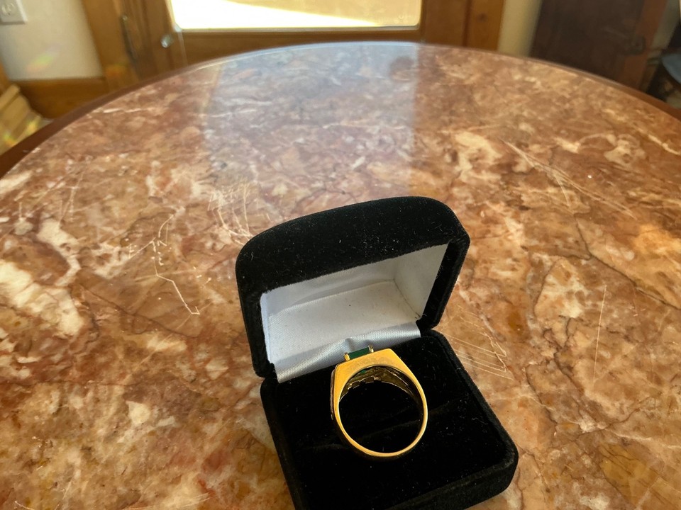 Mens Gold & Diamond Ring | eBay