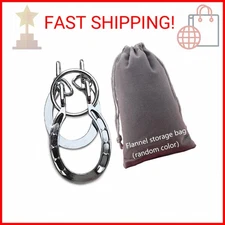 SHUYUE Classical Metal Horseshoe Puzzle Traditional Brain Teaser Puzzles Jigsaw 