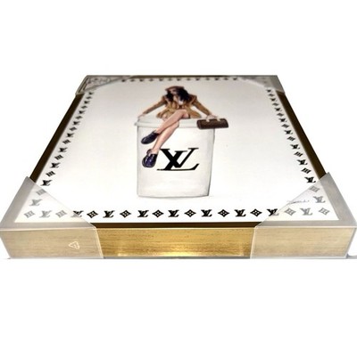 LOT Vuitton Chanel Gucci Versace Set 11x14 Urban Chic Art Canvass