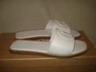 100% AUTHENTIC NEW WOMEN LOUBOUTIN CL MULE LOGO WHITE SLIDE SANDALS EU 37/US 7 — photo 7
