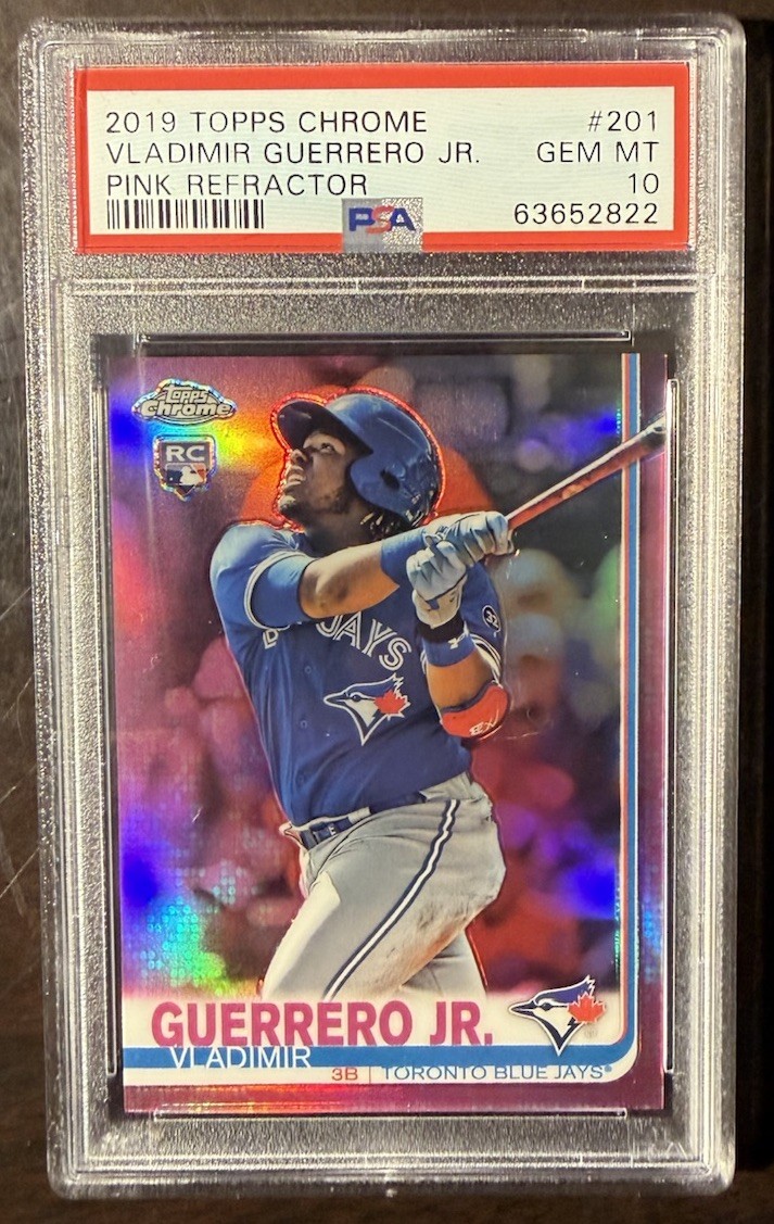 Vladimir Guerrero Jr. 2019 Topps Chrome #201 Pink Refractor Price