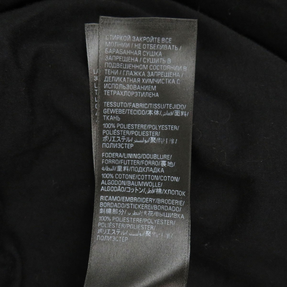 BALENCIAGA Campaign logo fleece jacket unisex black 【A】 thumbnail 12