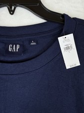 Gap Dress Women Large Short Sleeve Knit Modern Rib Ruched Mini New NWT