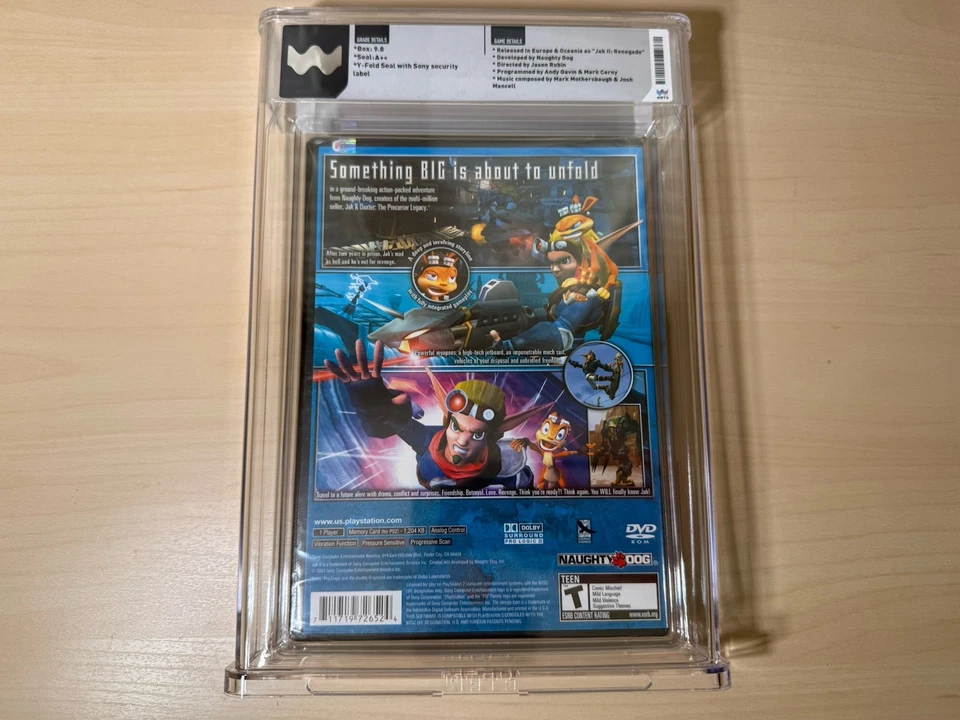 Jak II 2 PlayStation 2 PS2 Game New Sealed Mint Wata 9.8 A++ - Image 2 of 2