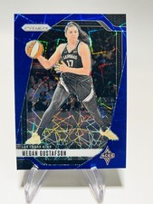 MEGAN GUSTAFSON 2024 Panini Prizm WNBA BLUE VELOCITY PRIZM #78 Aces