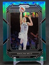 2023 Panini Prizm WNBA Teal Prizm /49 Nikolina Milic #28 Rookie RC