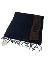 FENDI muffler brown ladies