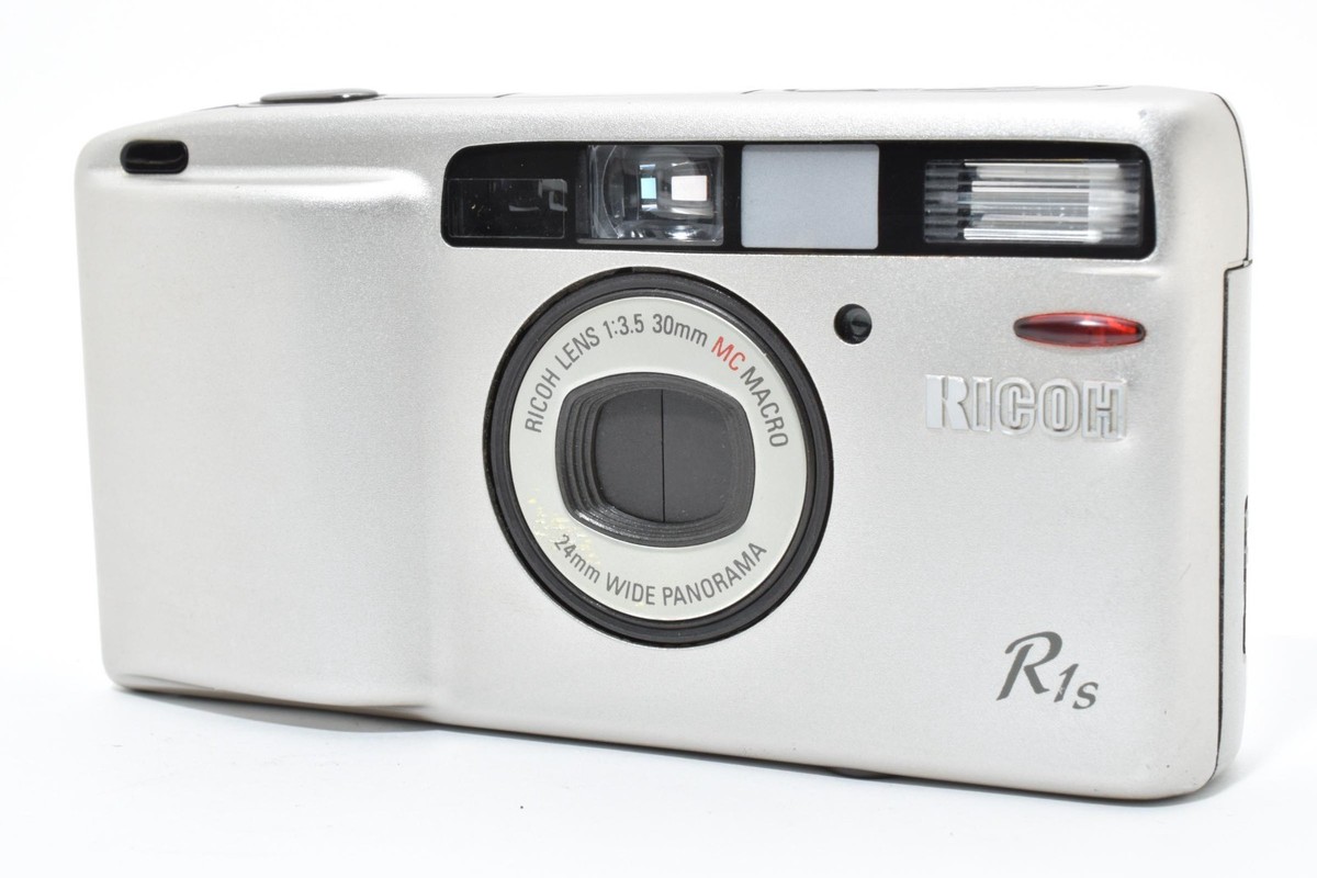 リコーR1S Ricoh R1s Silver Point & Shoot Film Camera From JAPAN【Read/ Near