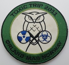 NATO Toxic Trip 2011 Orland Air Station Norway Hook & Loop Patch